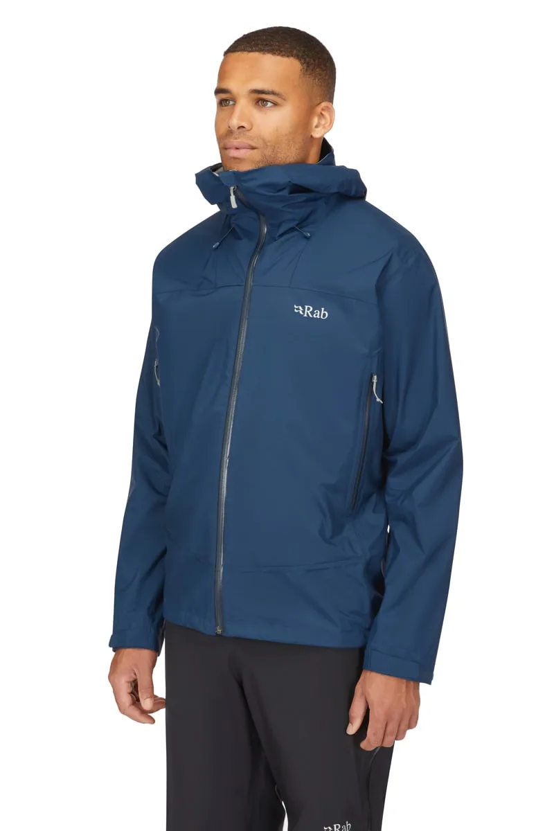 Rab Men's Downpour Plus 2.0 Jacket Tempest Blue