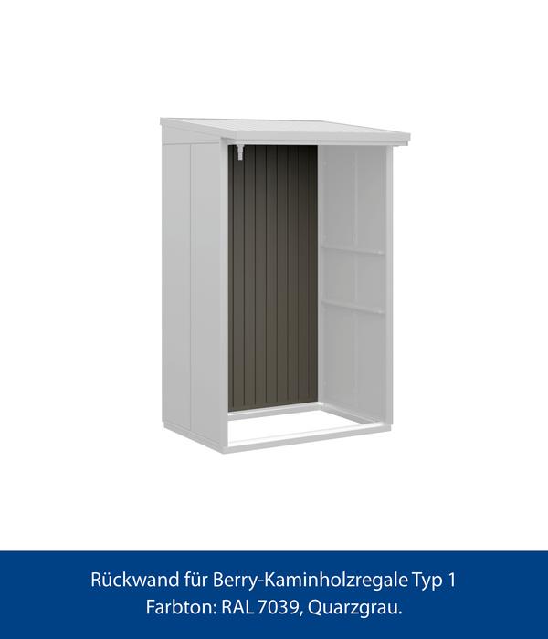 Hörmann Rückwand für Berry-Kaminholzregal