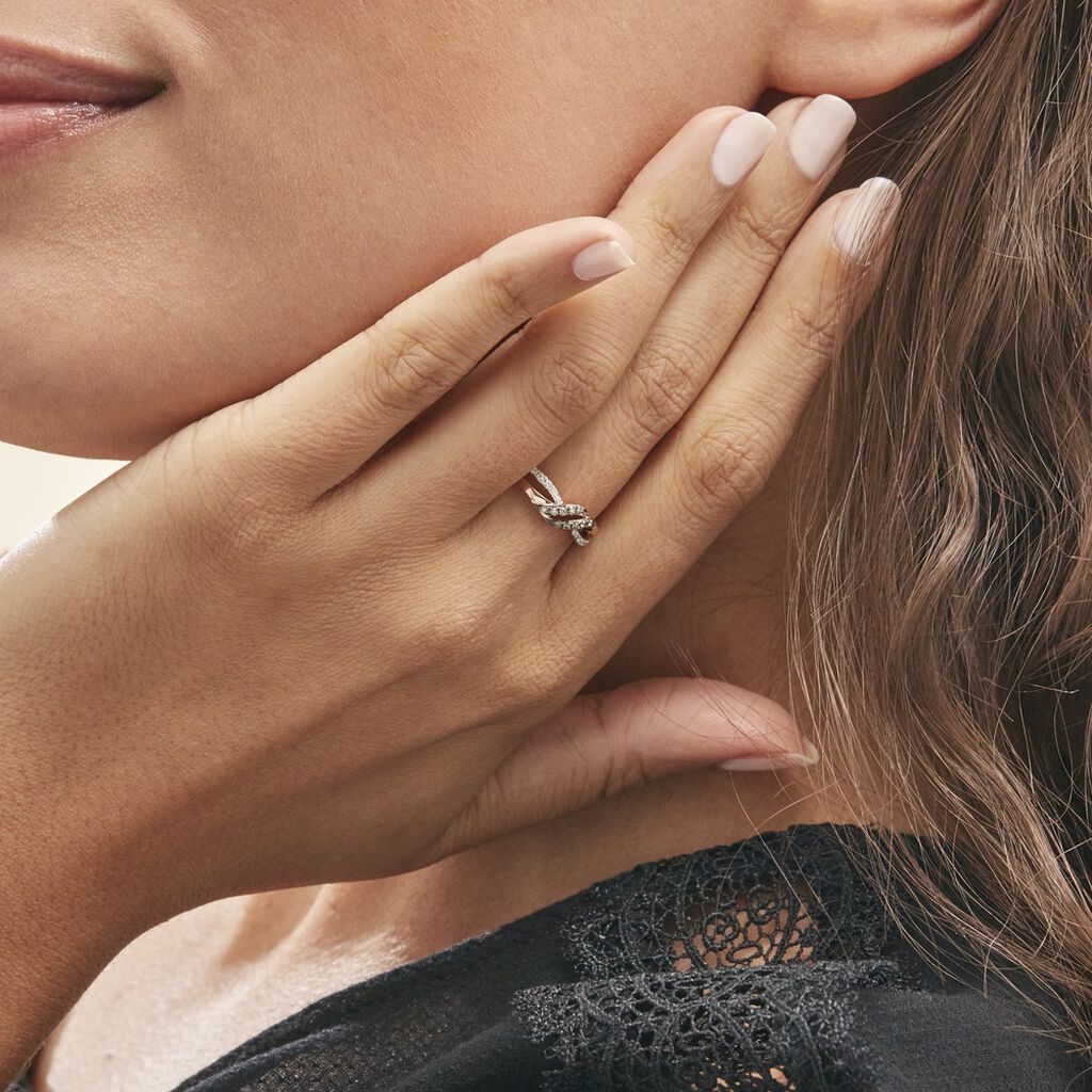 Bague Edem Or Rose Diamant