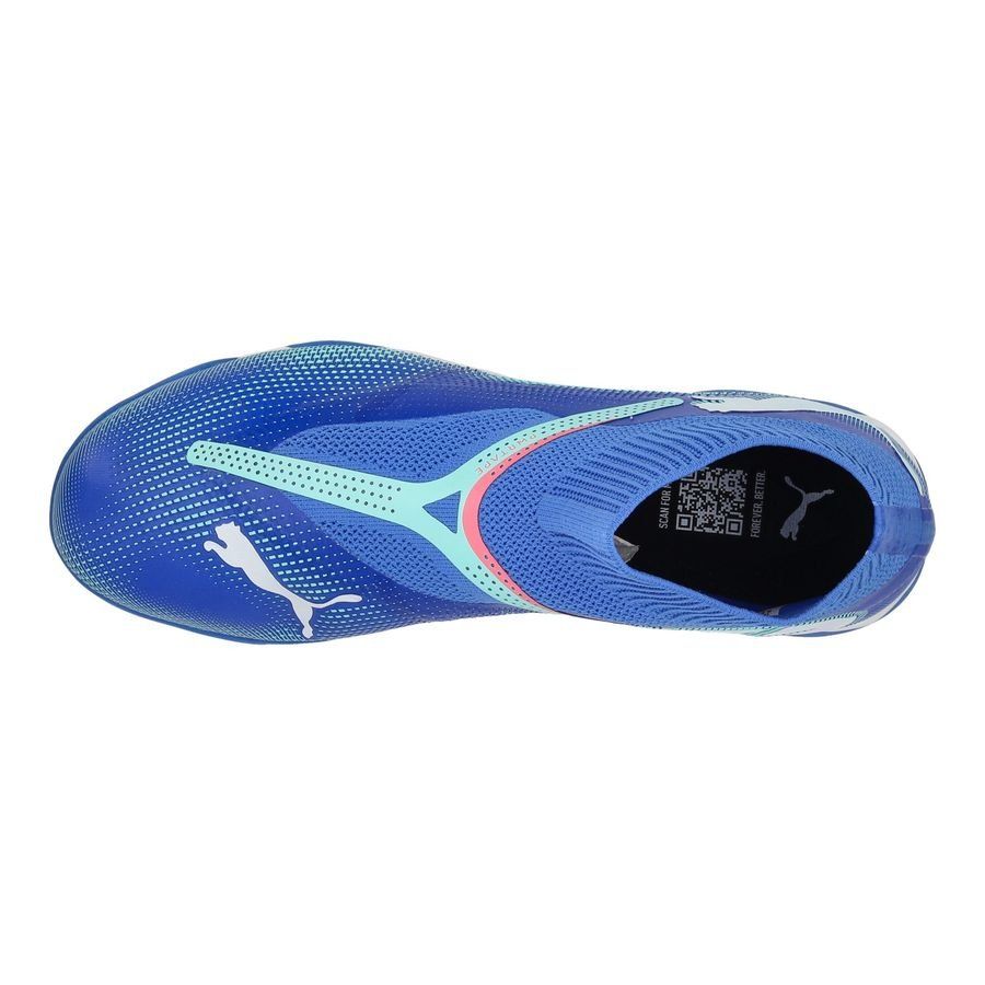 PUMA Future 7 Match   Laceless TT Formula - Bleu/Blanc/Bleu