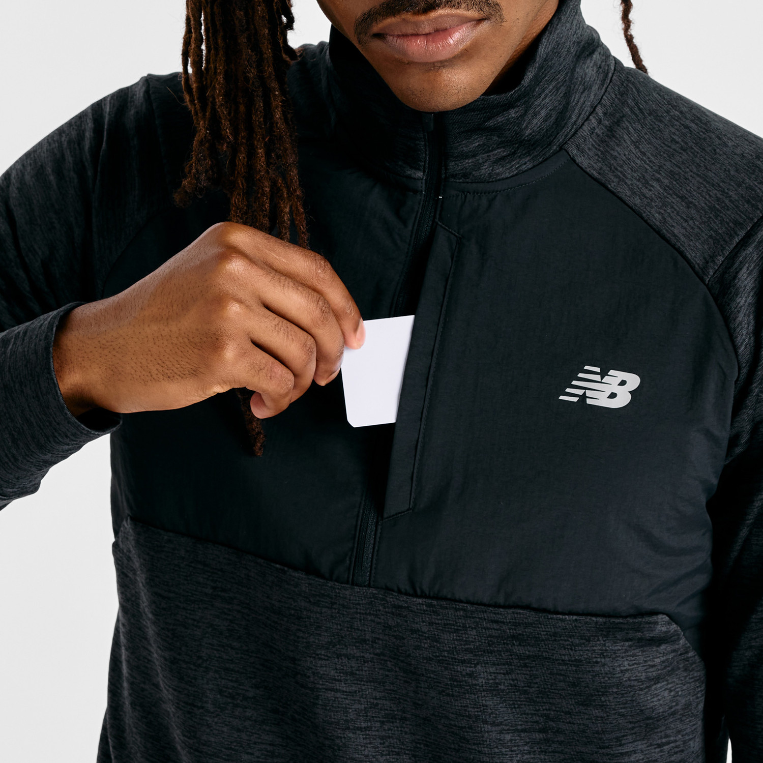 New Balance Athletics Heat Grid 1/2 Zip Heren