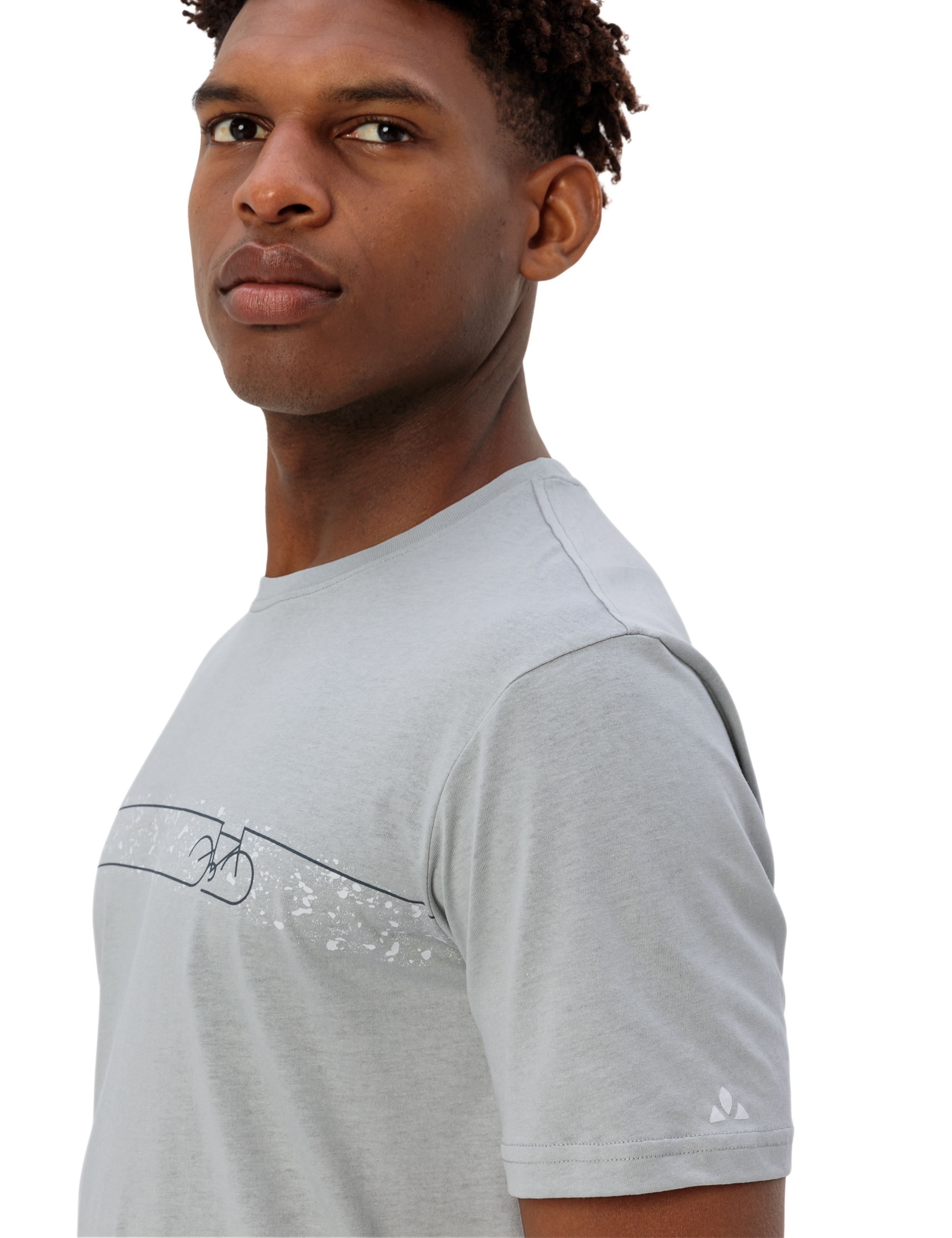 VAUDE Funktionsshirt »MEN'S CYCLIST T-SHIRT V«, Fahrradshirt mit Print