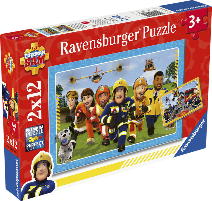 Ravensburger puslespil Ravnsburger 2x12 brik ass