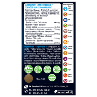 Lucovitaal Nachtrust Tabletten 100TB