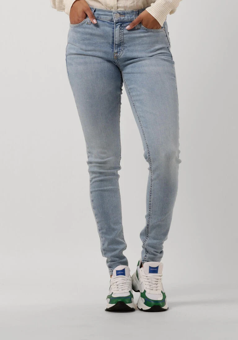 TOMMY JEANS lichtblauwe tommy jeans skinny jeans nora mr skinny bg1215