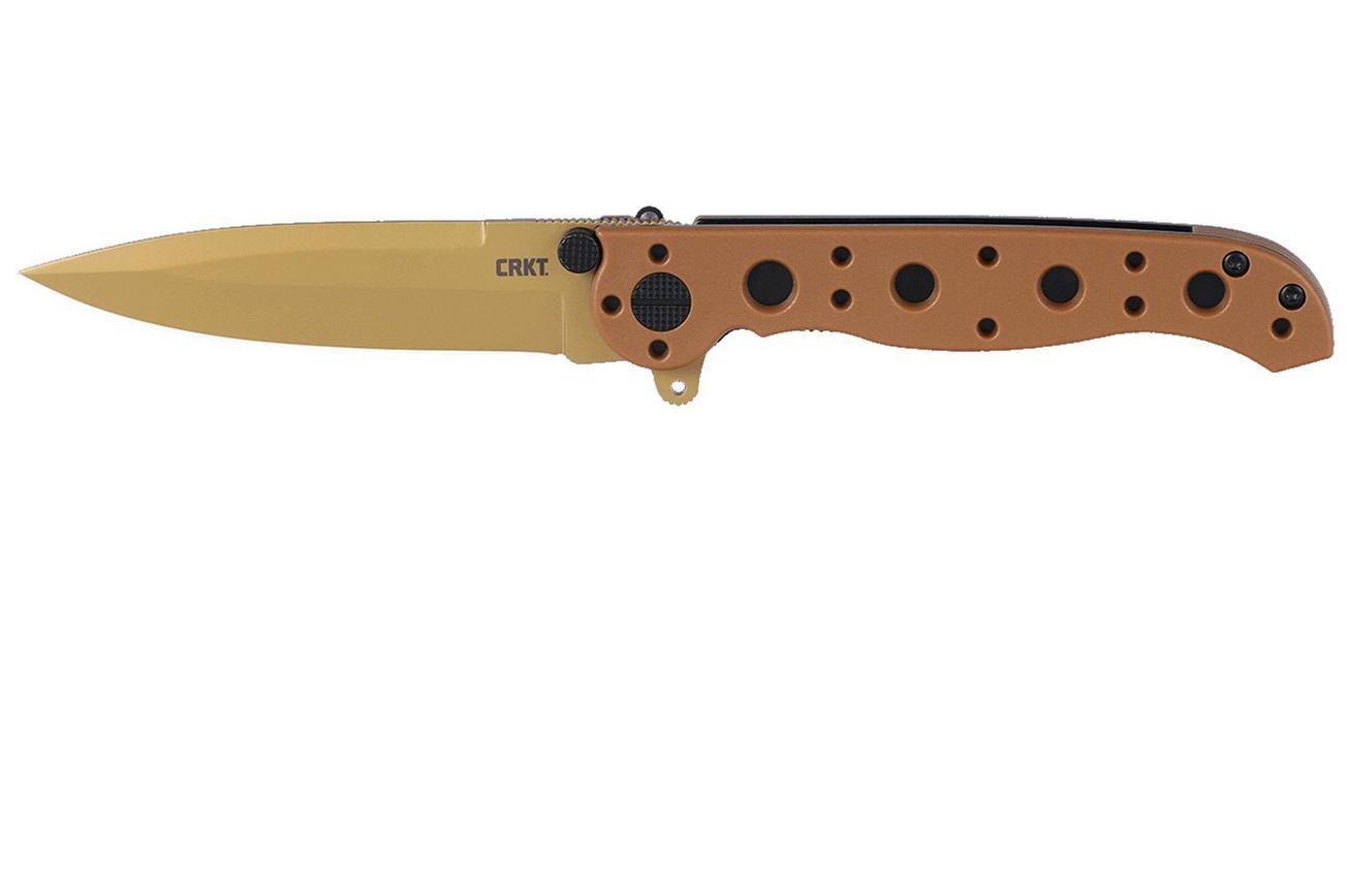 CRKT M16 Spear Point M16-01DZ, Desert Tan GRN zakmes, Kit Carson design