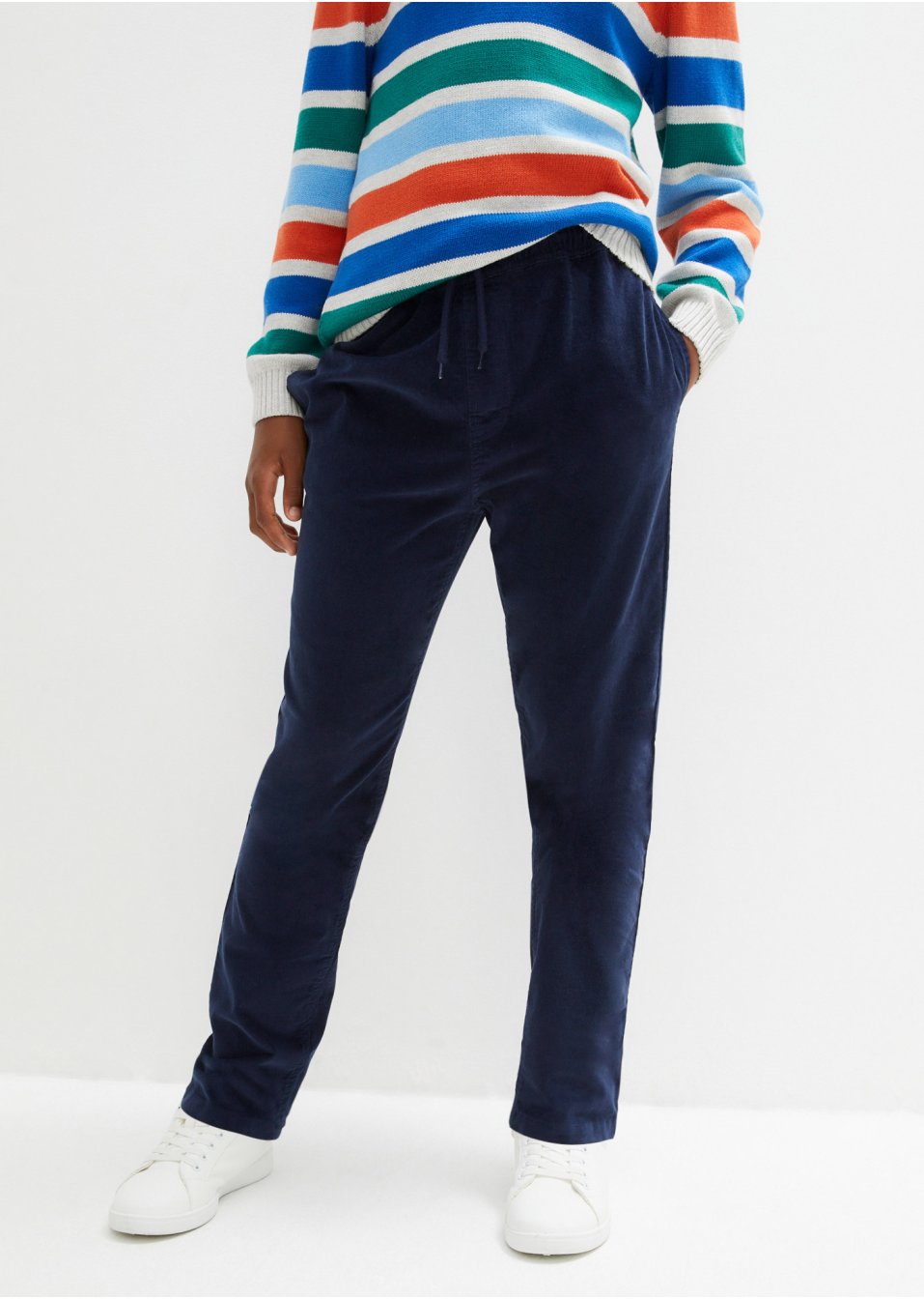 Pantalon velours côtelé garçon, Regular Fit