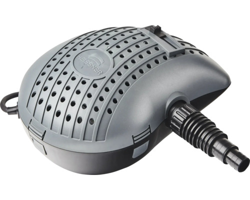 HEISSNER vijverdrukfilterset met 1500 l/u 25 W pomp, geïntegreerde 7 W UVC vijverzuiveraar, terugspoelsysteem, voor vijvers met visbestand tot 1500 l