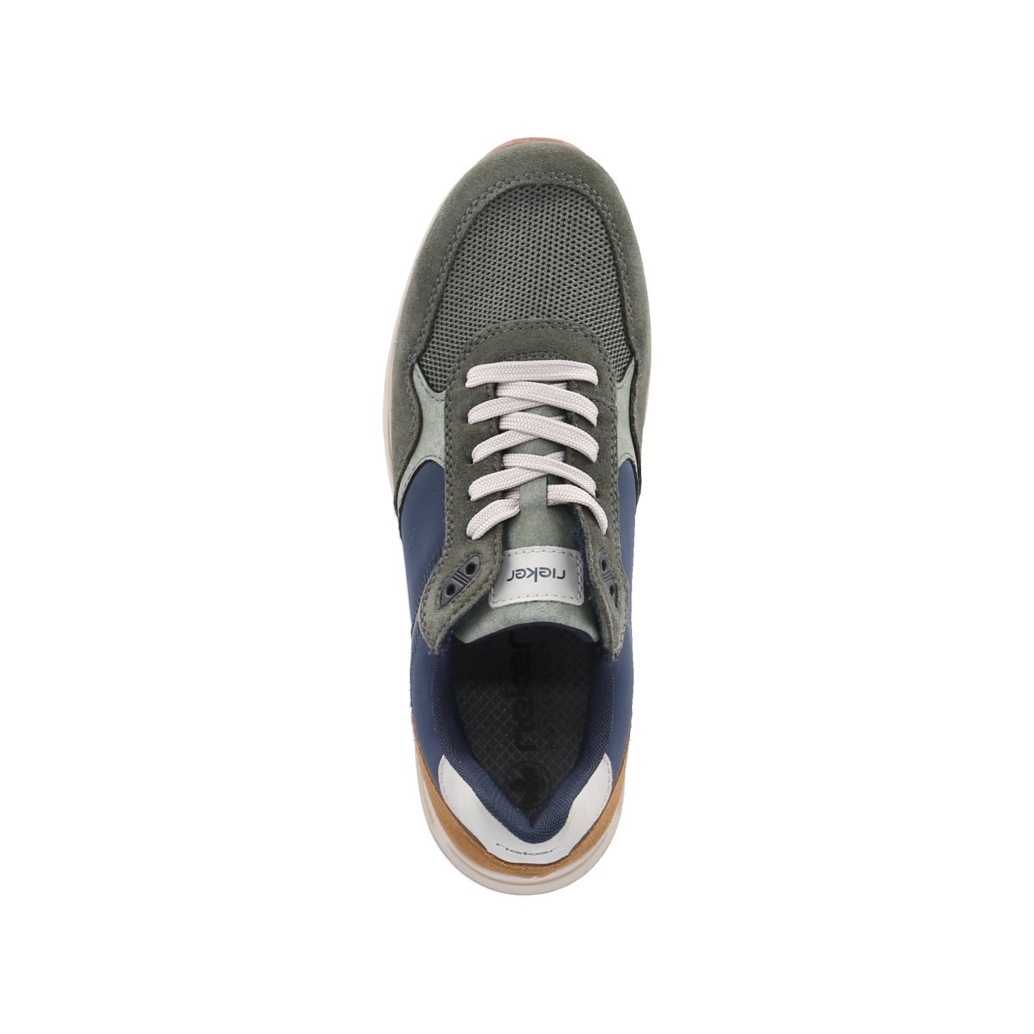 Rieker Low Sneaker - grün kombi