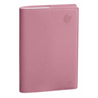 Agenda Equology - 1 semaine sur 2 pages - 16 x 24 cm - rose - Quo Vadis