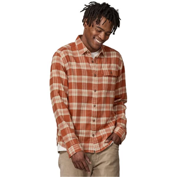 Chemise PATAGONIA M'S L/S LW FJORD FLANNEL SHIRT BASE CAMP: BURNISHED RED