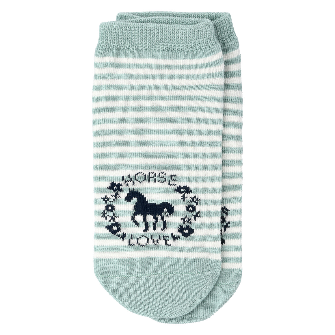 Topolino 5 Paar Mädchen Sneaker-Socken im Set mintgrün / dunkelblau / hellblau