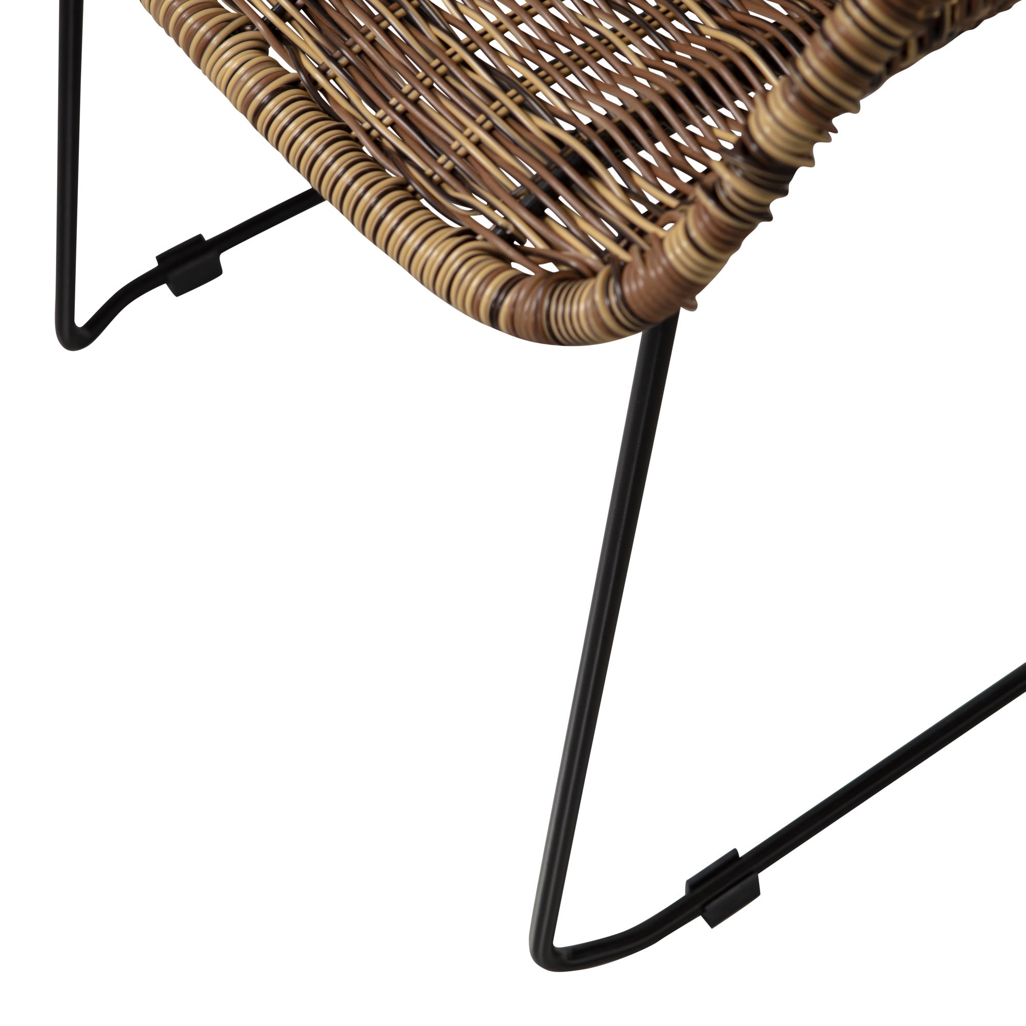 WOOOD Willow Loungestoelen Buiten - Polyester - Naturel - Set van 2