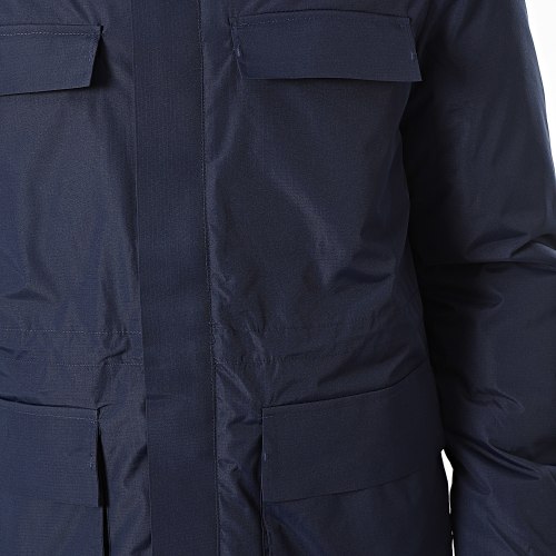 Parka Capuche XZ-62152 Bleu Marine