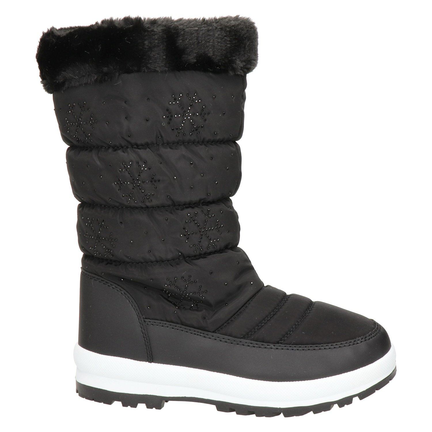 Snow Fun dames snowboot Nelson Zwart