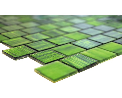 Glasmozaïek CM CF43 groen 28,6x31,8 cm