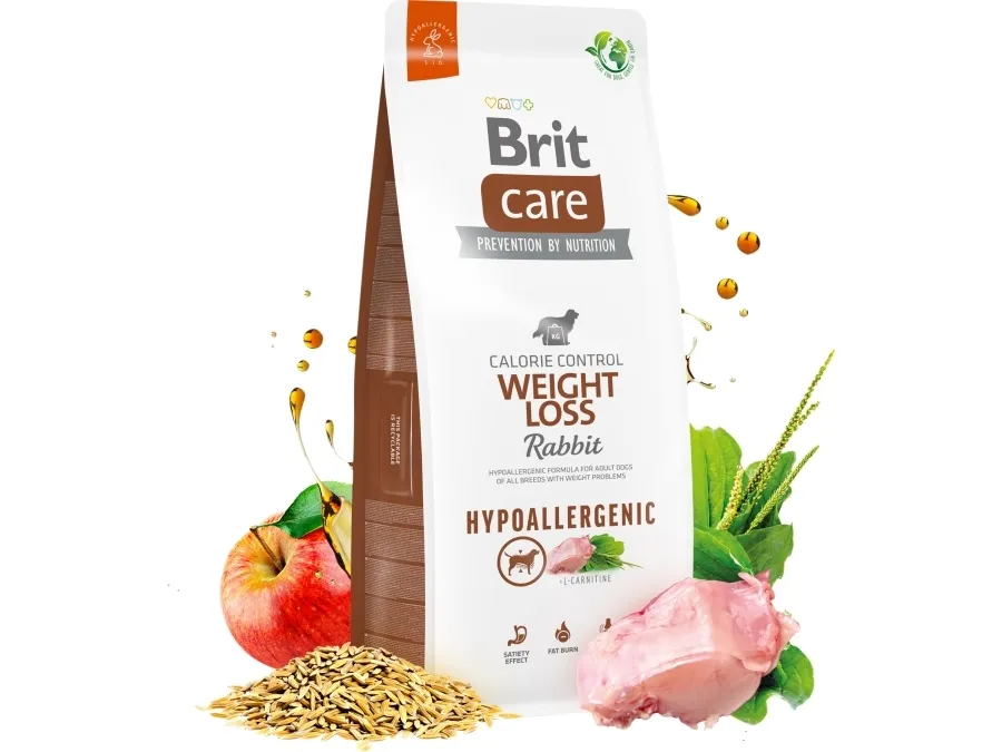 Brit Care Dog Hypoallergenic Weight Loss, Rabbit, 12 kg