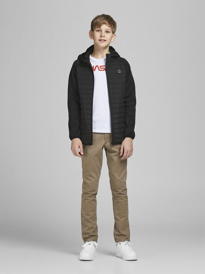 Jack & Jones JJEMULTI QUILTED JACKET NOOS JR Sort