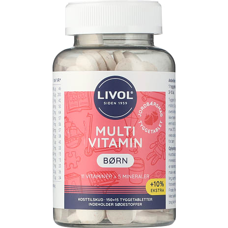 Multivitamin m. jordbærsmag