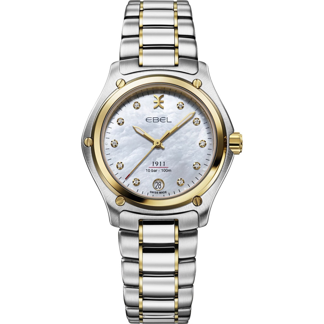 Ebel 1911 Grande Lady Bicolor / Perlmutt