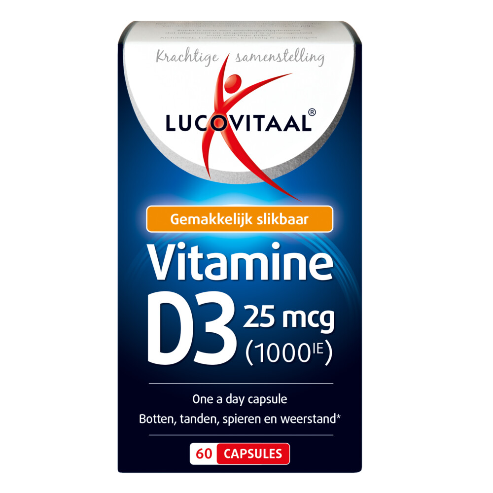 Lucovitaal Vitamine D3 25mcg60 capsules