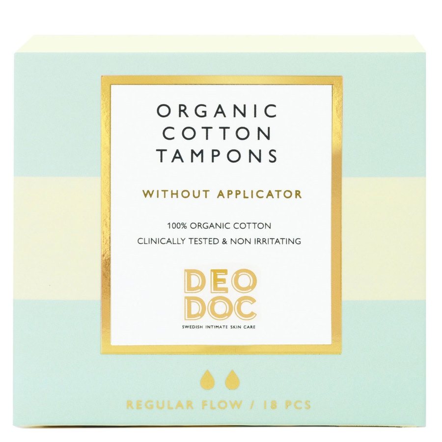 DeoDoc Digital Organic Cotton Tampons Regular 18pcs