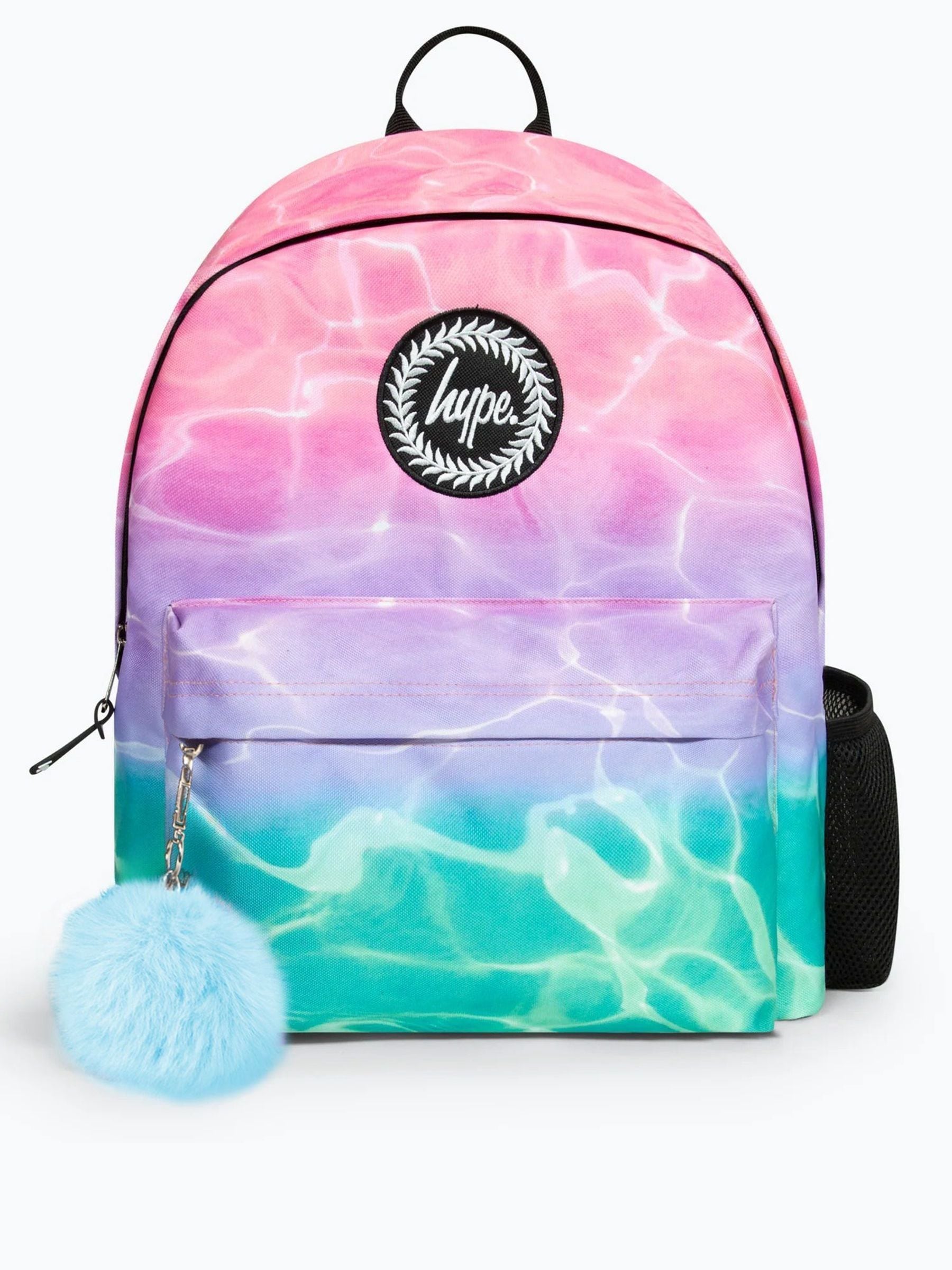 Hype. Girls Pink Pastel Pool Iconic School Backpack