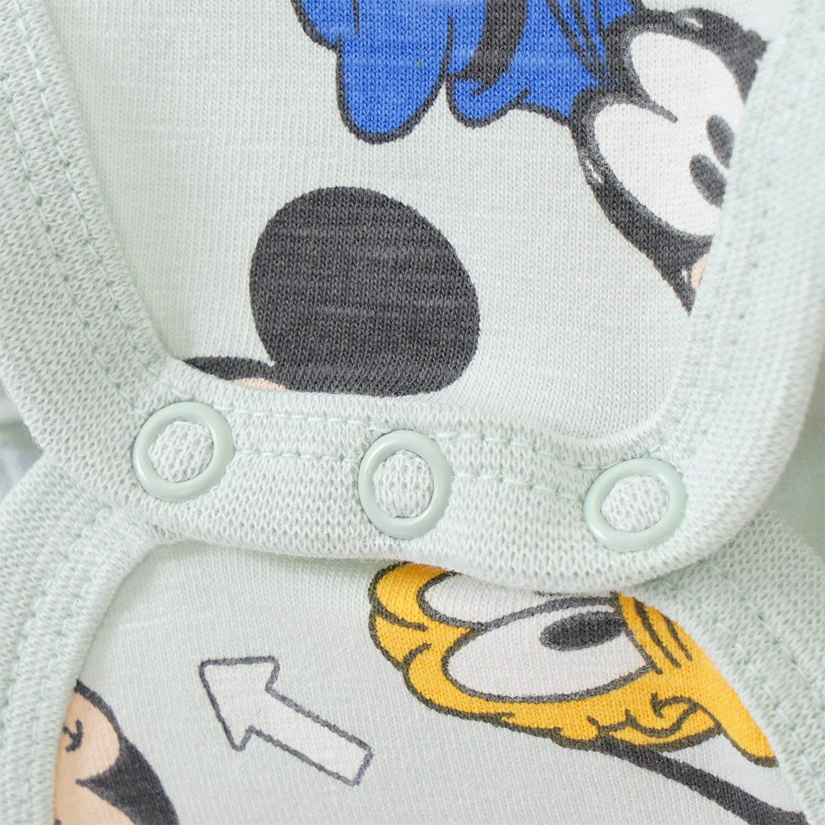 Topomini Disney Langarmbody mit Allover-Print mintgrün