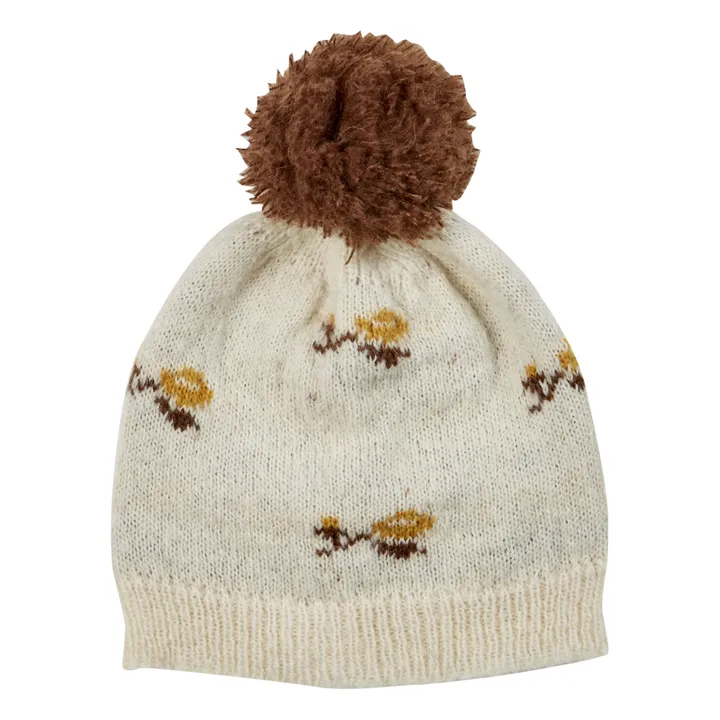 Emile et Ida Bonnet Jacquard Fleuri | Ecru