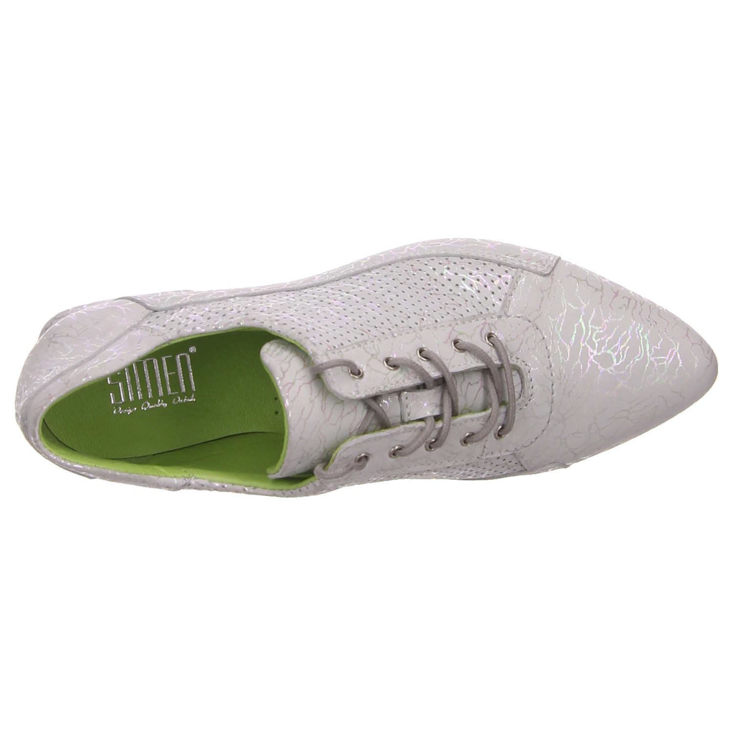 Simen Schnürschuh weiß weiss/weiss kombi
