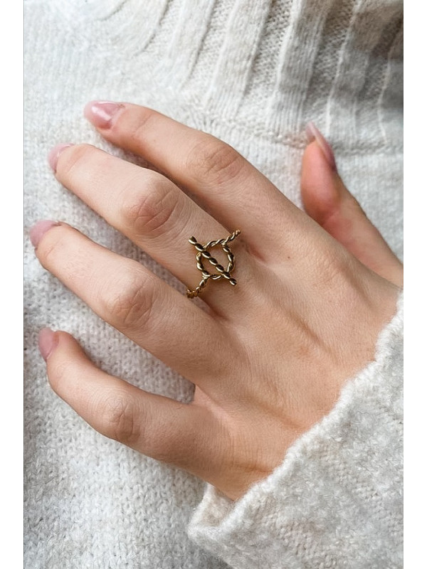 Bague Dorée Alix - Mile Mila