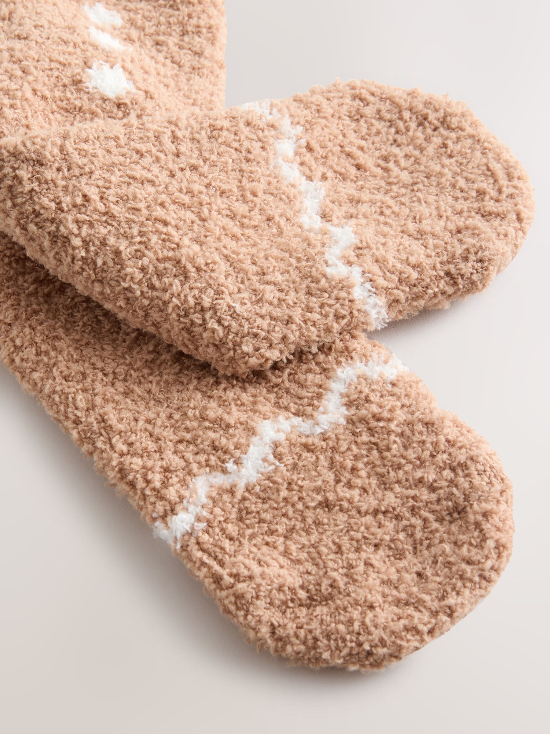 Peperkoeken mannetje - 1 paar behaaglijke enkelsokken in een geschenkdoos
