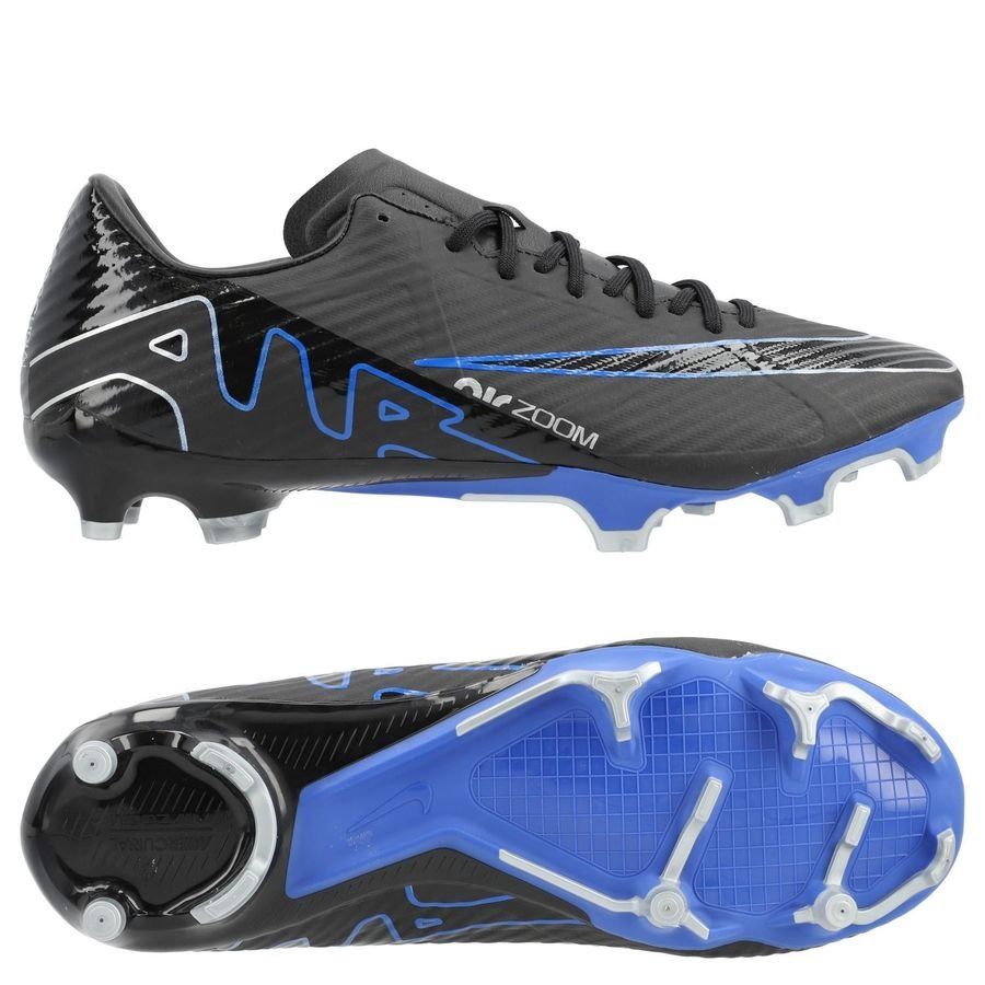 Nike Air Zoom Mercurial Vapor 15 Academy MG Shadow - Noir/Chrome/Bleu
