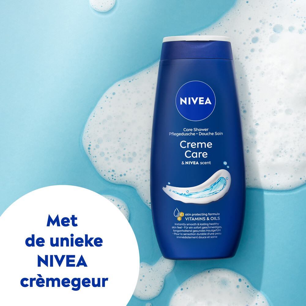 6x Nivea Douchecrème Care250 ml