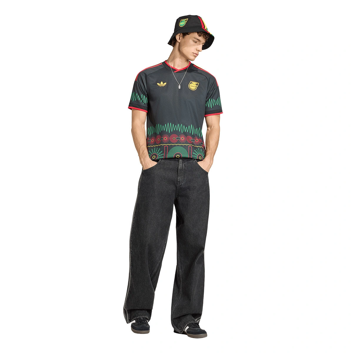 Camisola adidas Jamaica Segundo Equipamento Mundial 2026