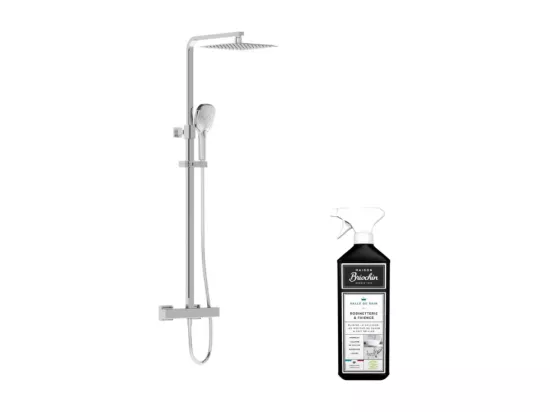 Colonne de douche VITRA Aquaheat Bliss S 230 + Nettoyant Briochin