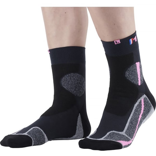Chaussette randonnée MONNET SOCQUETTE MID EXPERT ROSE
