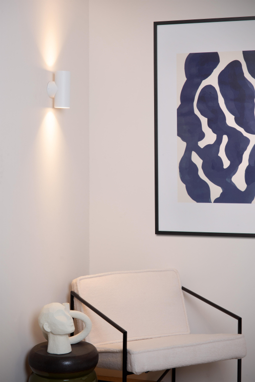 Lucide Bondi 2 wandlamp wit