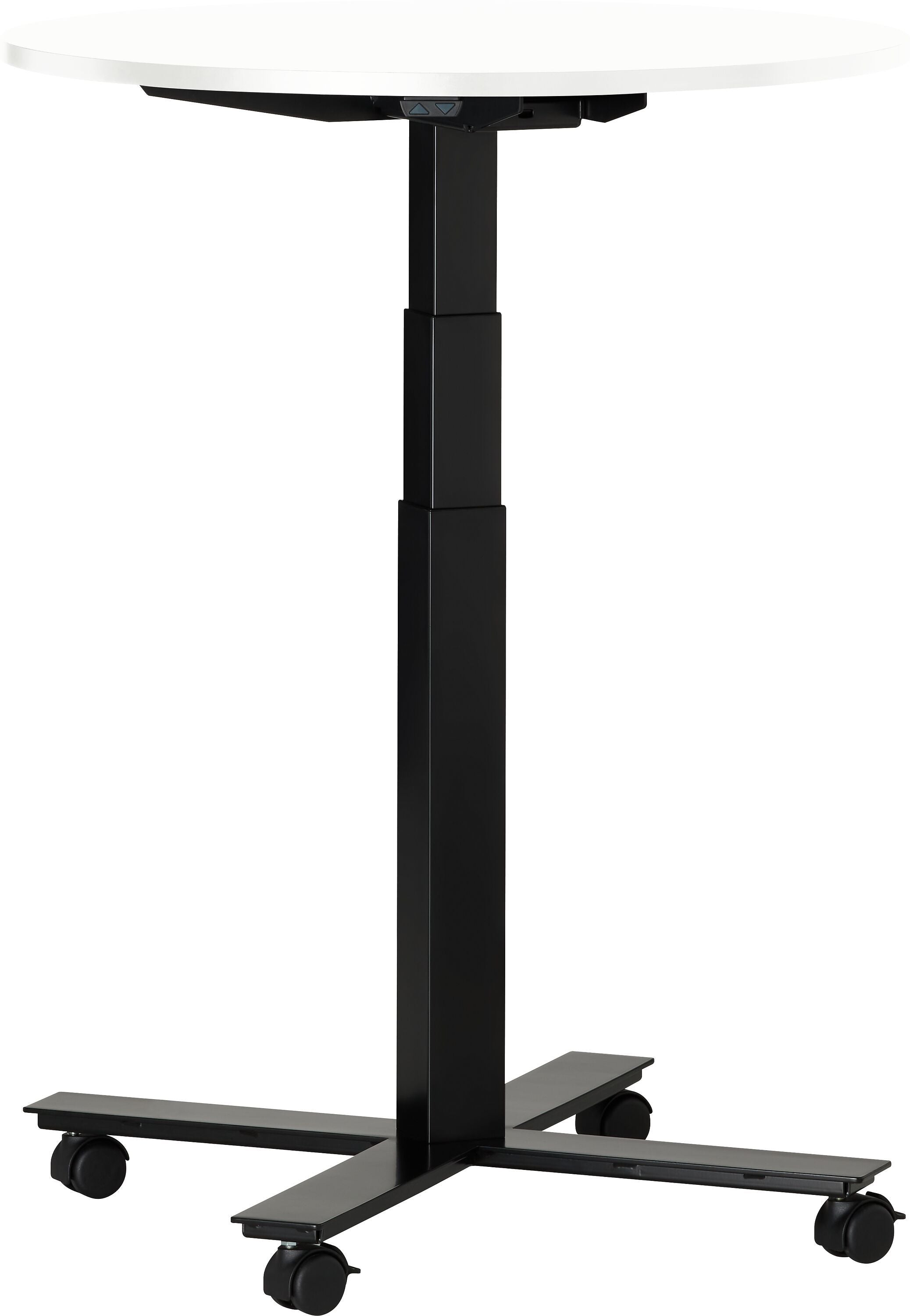 FLEXCUBE Besprechungstisch höhenverstellbar - Weiss / H: 66.5 cm