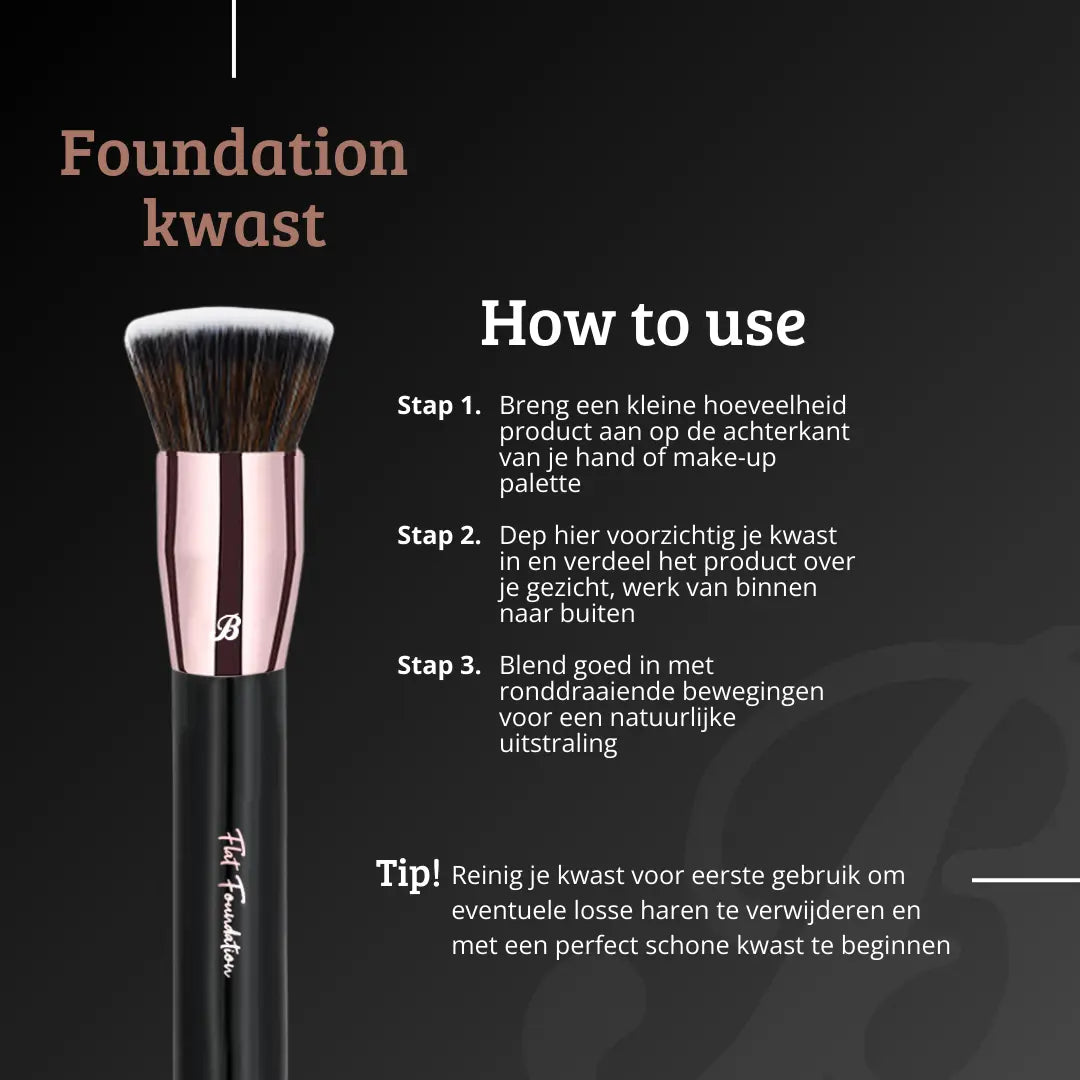 UP17 Flat Foundation Brush