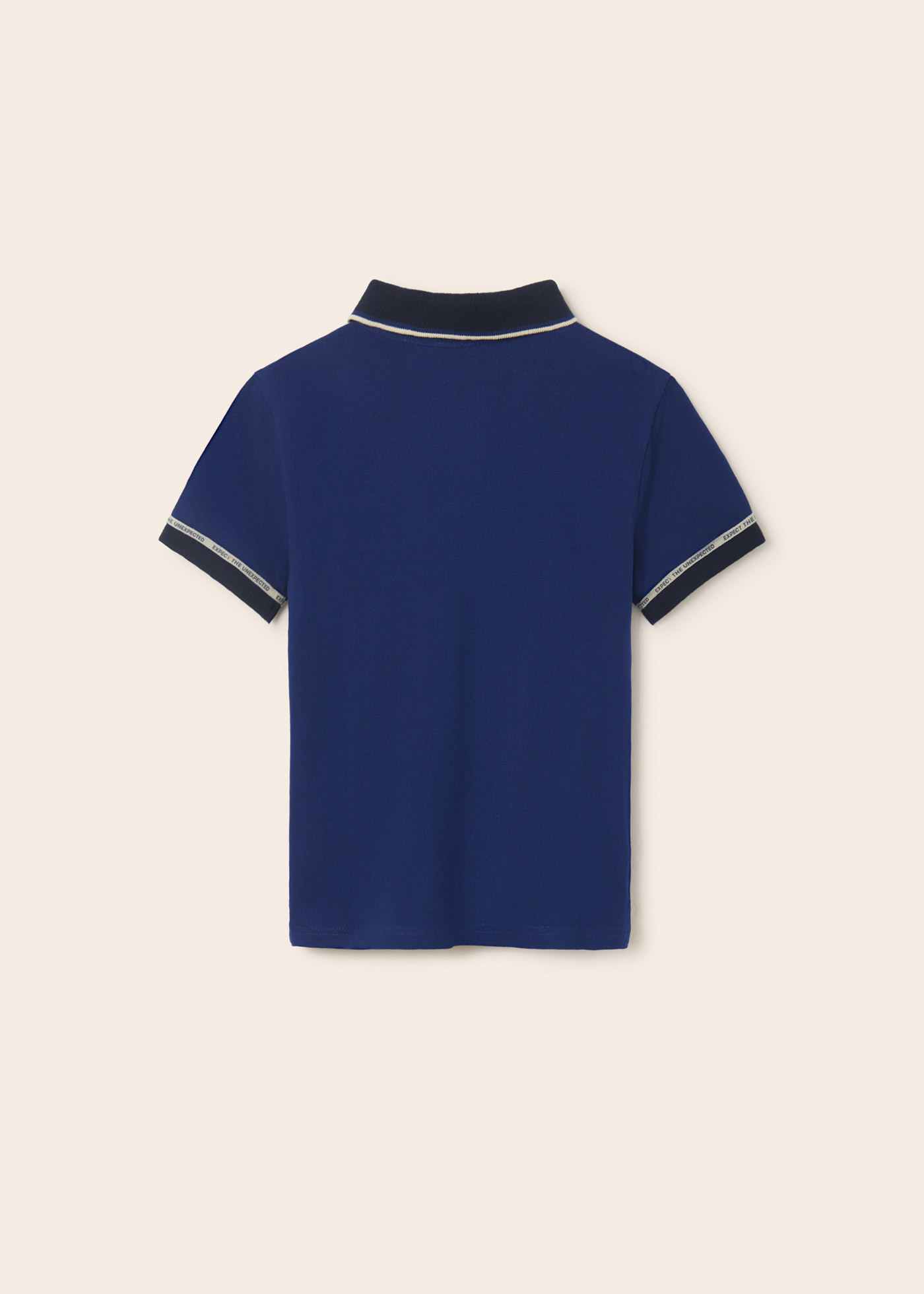 Camisa polo de algodão para menino