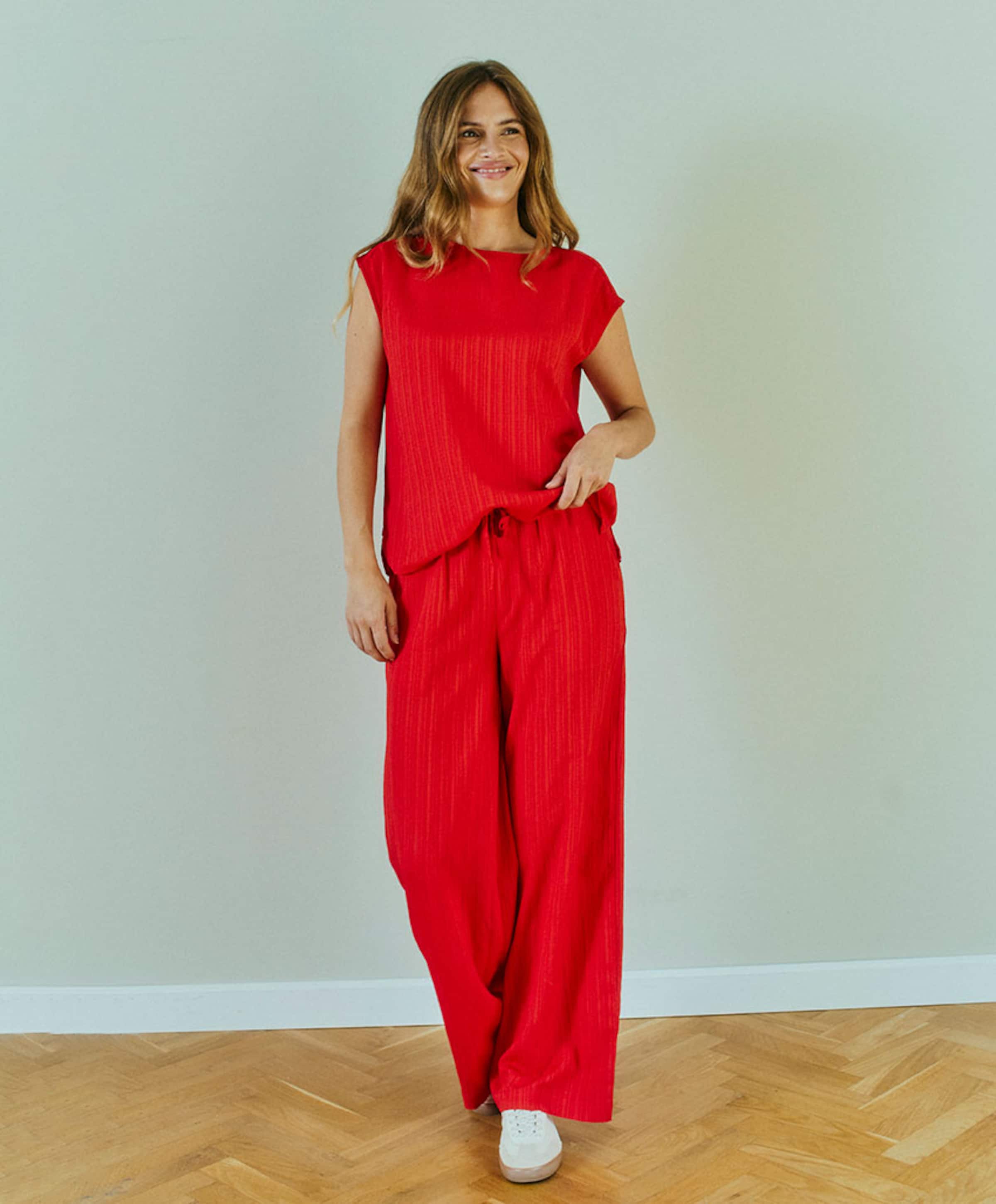 Freequent FQGRSVALSE dames broek rood