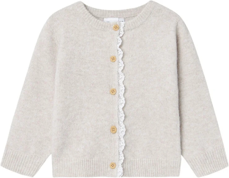 Name It NMFRIKIMMI LS KNIT CARD Summer sand