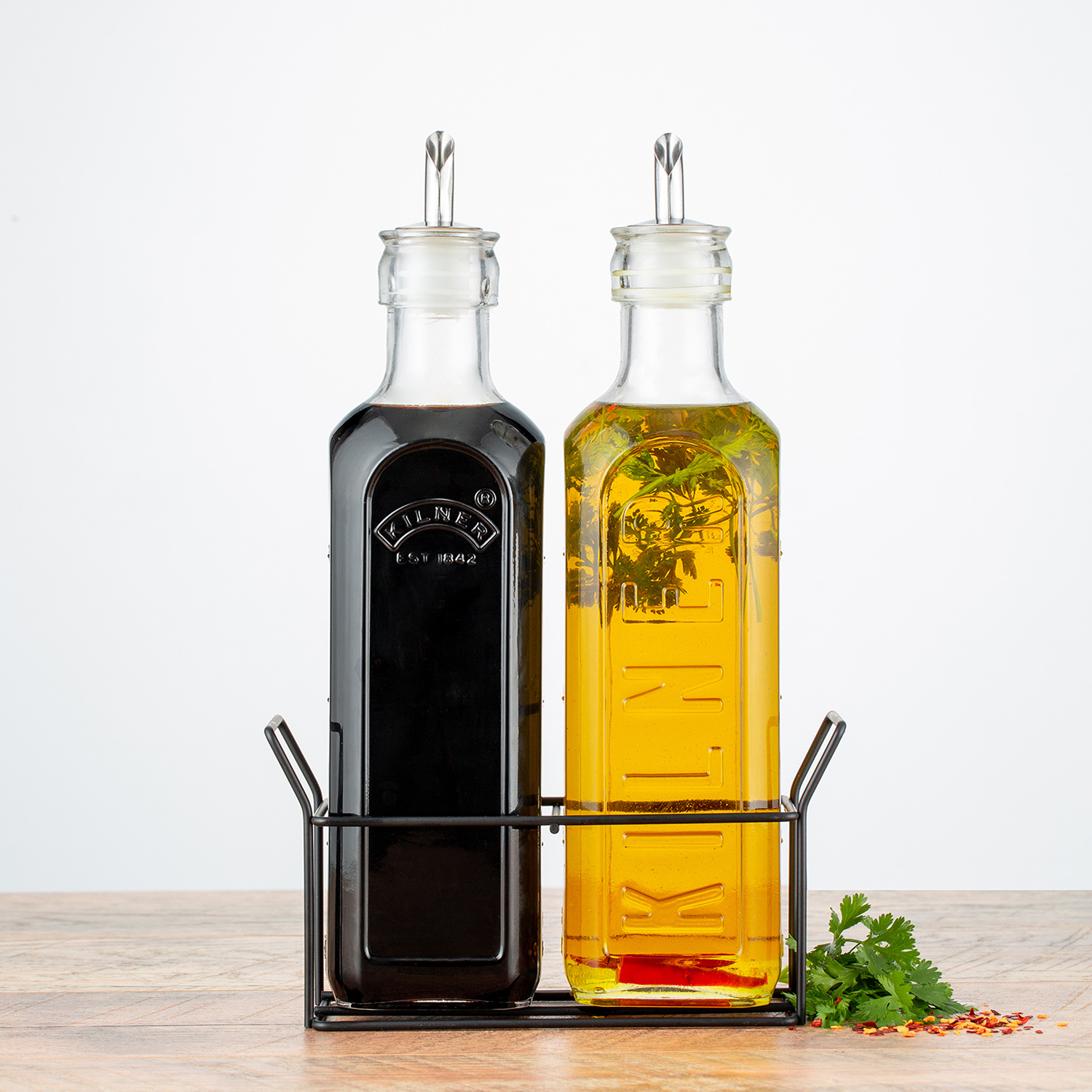 ÖL-/Essigflaschen-Set KILNER