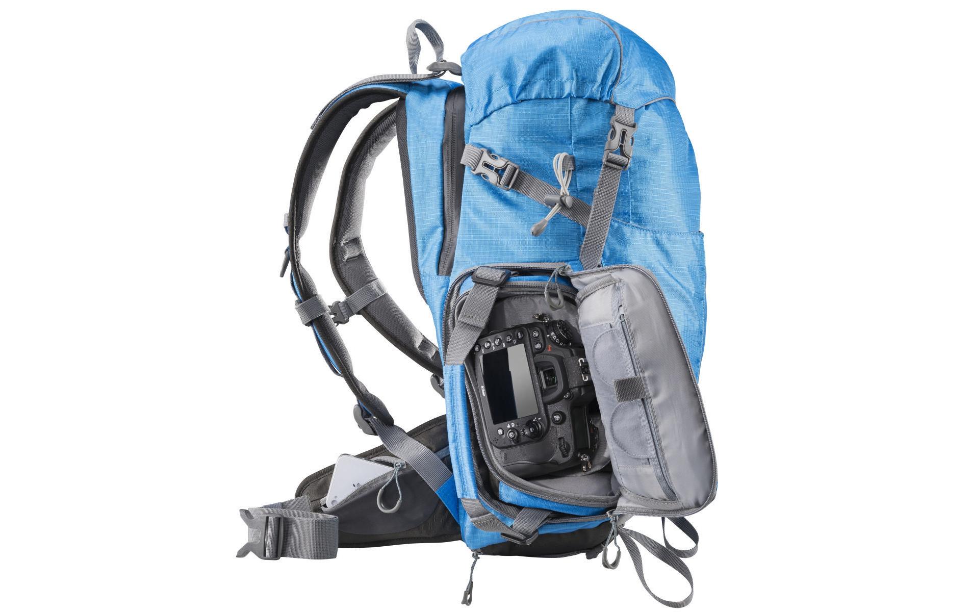 Fotorucksack elements Outdoor Blau<br>2 in 1 Outdoor-Rucksack