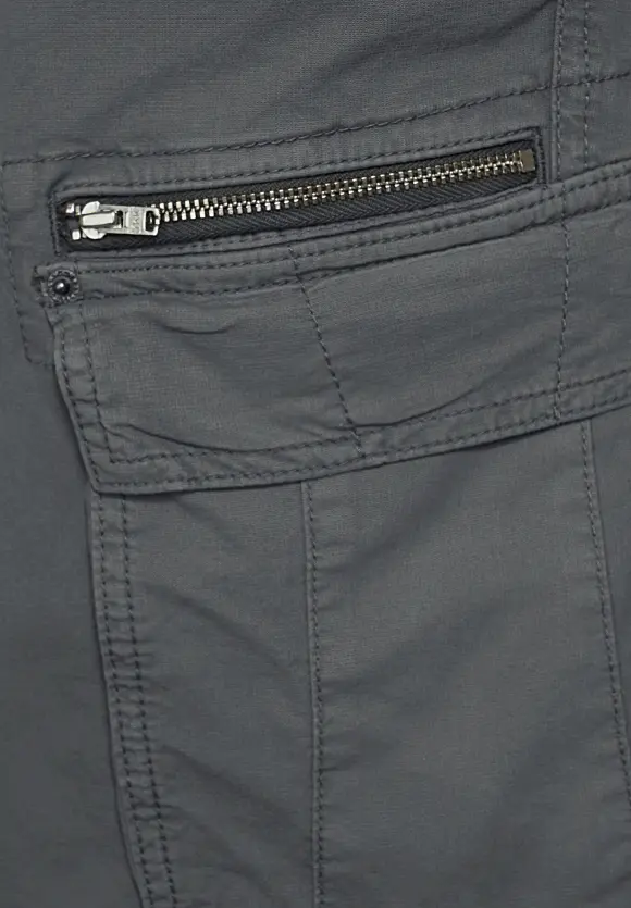 Regular Fit Cargoshorts - steel grey