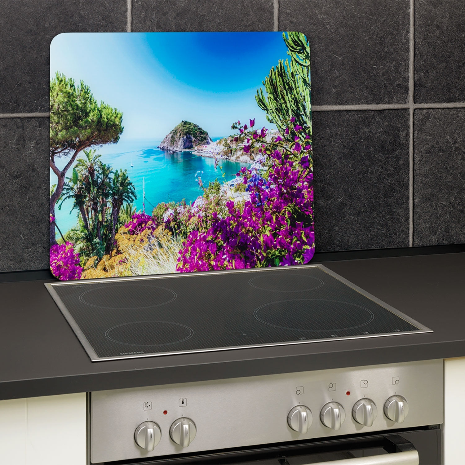 Glas-Abdeckplatte Multi – Mittelmeer