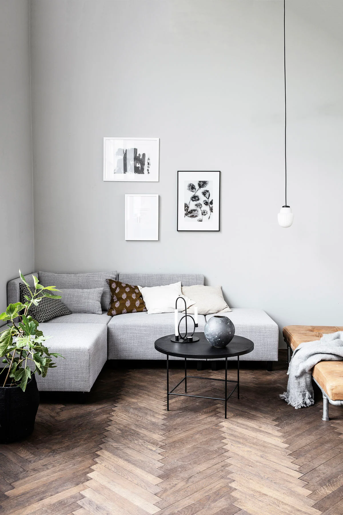 House Doctor  Lampe, Acorn, Hvid