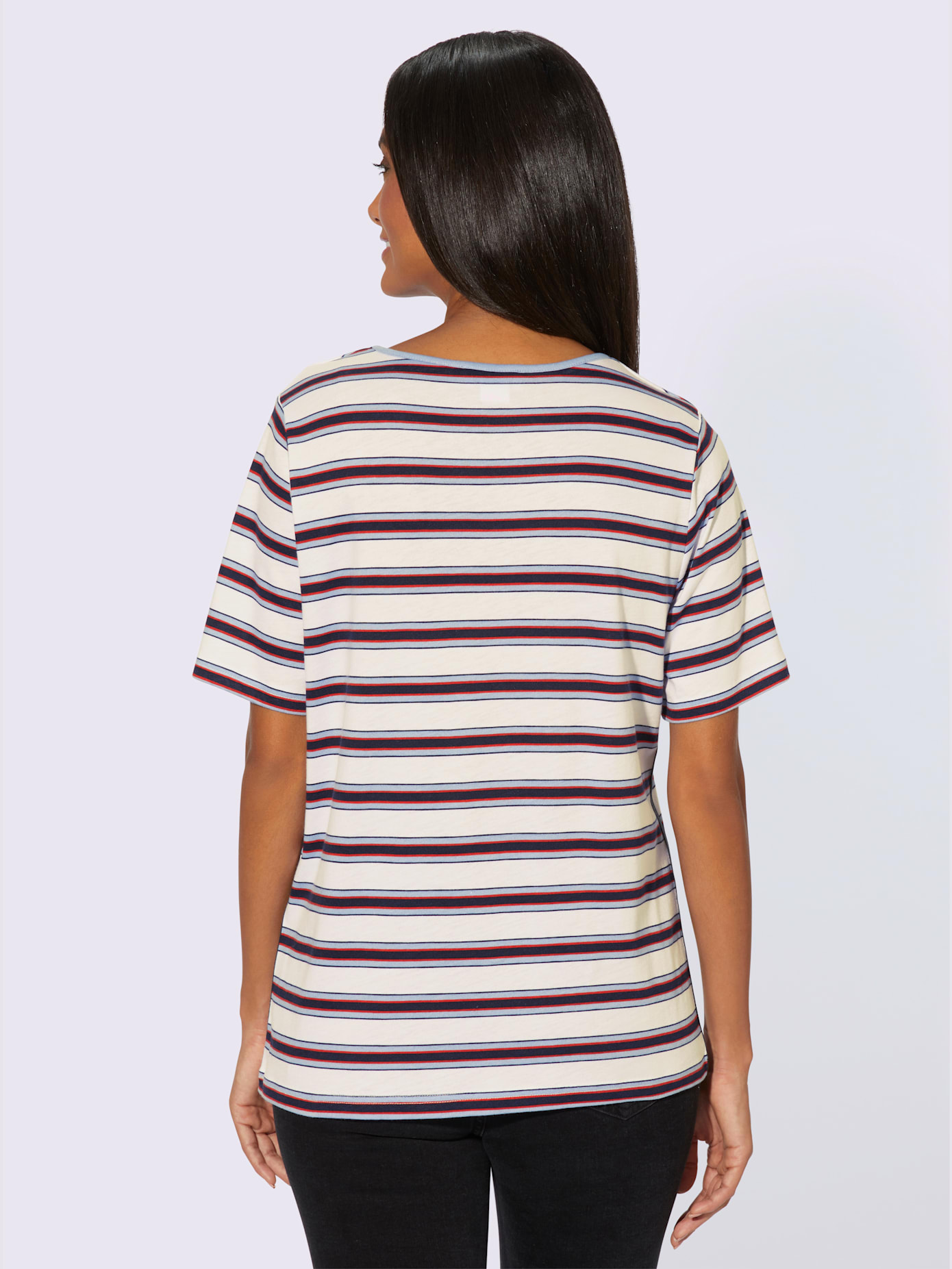 T-shirt à rayures 50% coton