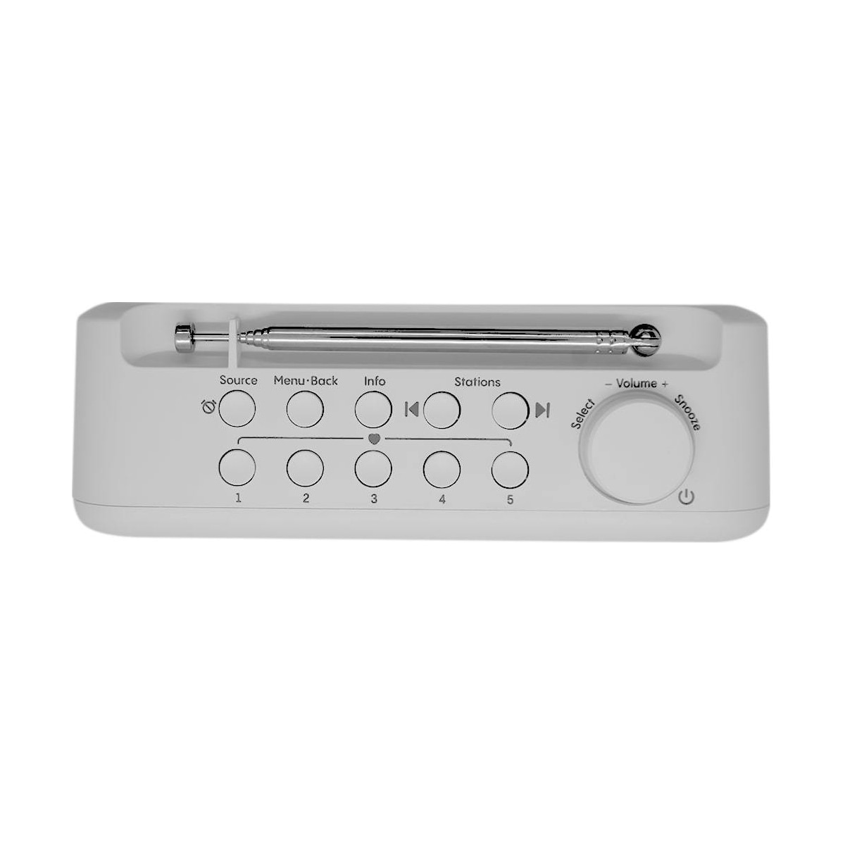 Pure Elan One2 lommeradio (hvit)